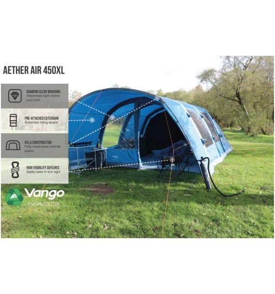 Vango Aether Air 450XL Airbeam Tent 2022 5 Vango Aether Air 450XL Airbeam Tent 2022 - Image 3