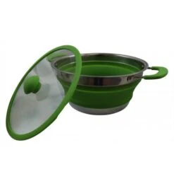 Vango Cuisine 3L Casserole Pot - Green -Vango cuisine 3l non stick casserole 3
