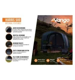 Vango Harris 500 (Poled) Tent 2023 16 Vango Harris 500 (Poled) Tent 2023 -Vango harris 500 image 4