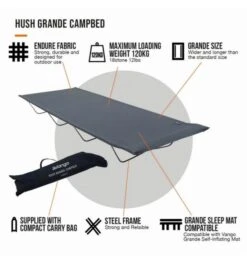 Vango Hush Camp Bed - Grande -Vango hush grande campbed 3 1