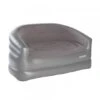 Vango Inflatable Flocked Sofa - Grey -Vango inflatable sofa grey web