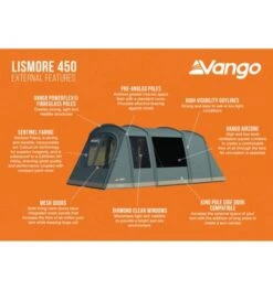 Vango Lismore 450 (Poled) Tent 2023 (Incl. Footprint) 15 Vango Lismore 450 (Poled) Tent 2023 (Incl. Footprint) -Vango lismore 450 image 3