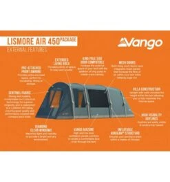 Vango Lismore Air 450 Airbeam Tent 2023 (Incl. Footprint) -Vango lismore air 450 image 3