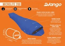 Vango Microlite 200 Sleeping Bag 9 Vango Microlite 200 Sleeping Bag -Vango microlite 200 image 3