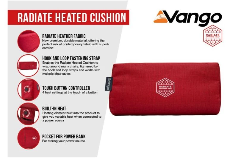 Vango Radiate Heated Cushion 4 Vango Radiate Heated Cushion - Image 2