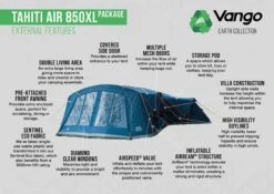 Vango Tahiti Air 850XL Airbeam Tent 2023 -Vango tahiti 2023 image 2