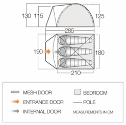 Vango Tay 300 CLR Tent 2023 5 Vango Tay 300 CLR Tent 2023 -Vango tay 300 clr dimensions image
