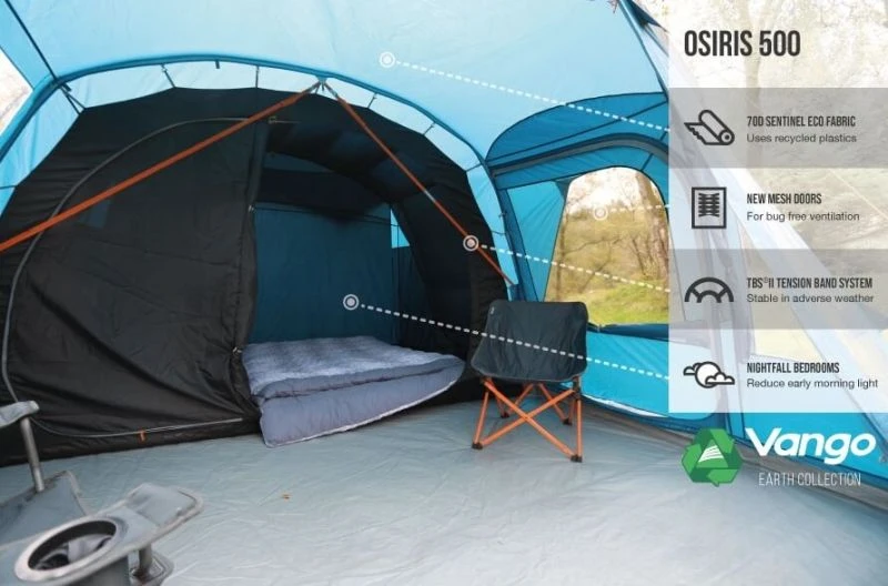 Vango Osiris 500 (Poled) Tent 2022 6 Vango Osiris 500 (Poled) Tent 2022 - Image 4